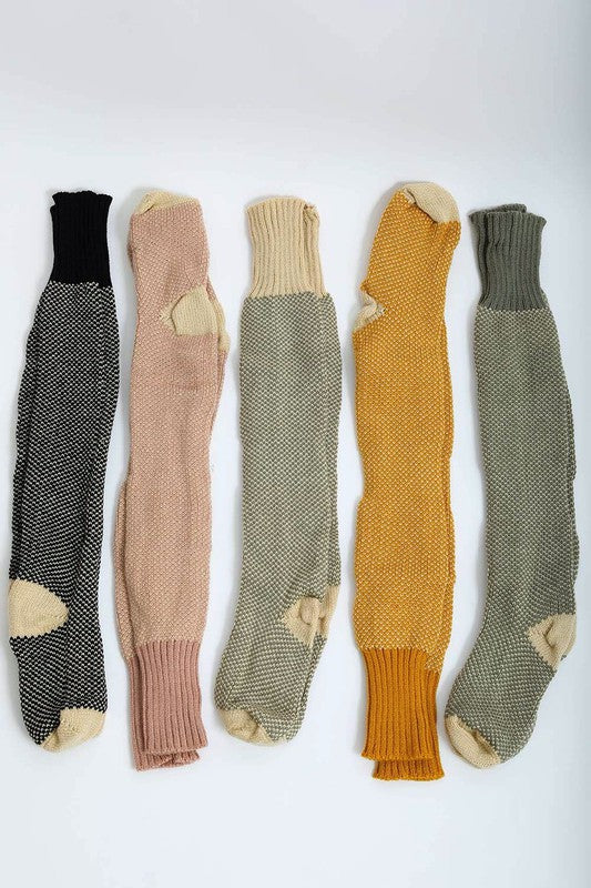 Knitted Lounge Socks - Premium variable from Tooksie - Just $17.50! Shop now at Tooksie