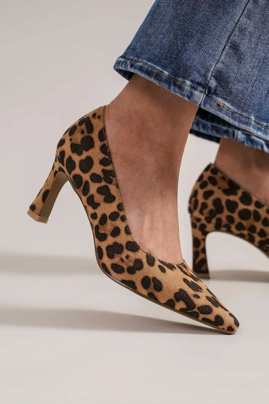 Leopard Point Toe Pumps - Premium variable from Tooksie - Just $54.94! Shop now at Tooksie