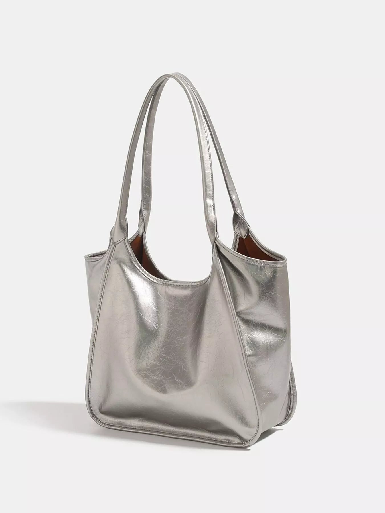 Metallic Tote Bag - Premium simple from Tooksie - Just $47.99! Shop now at Tooksie