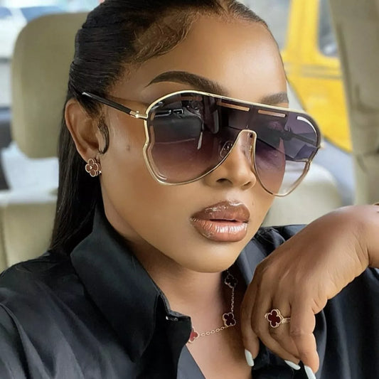 Oversize Classic Fade Aviator Sunglasses - Premium variable from Tooksie - Just $16.99! Shop now at Tooksie
