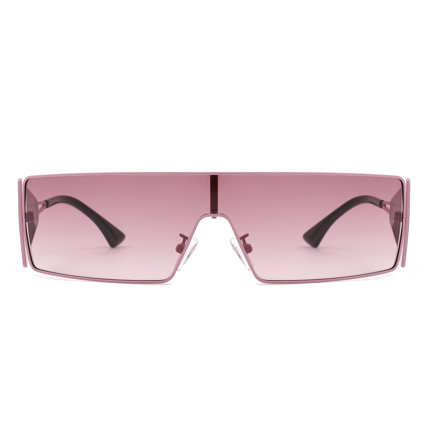Square Wrap-Around Retro Rectangle Sunglasses - Premium variable from Tooksie - Just $13.99! Shop now at Tooksie