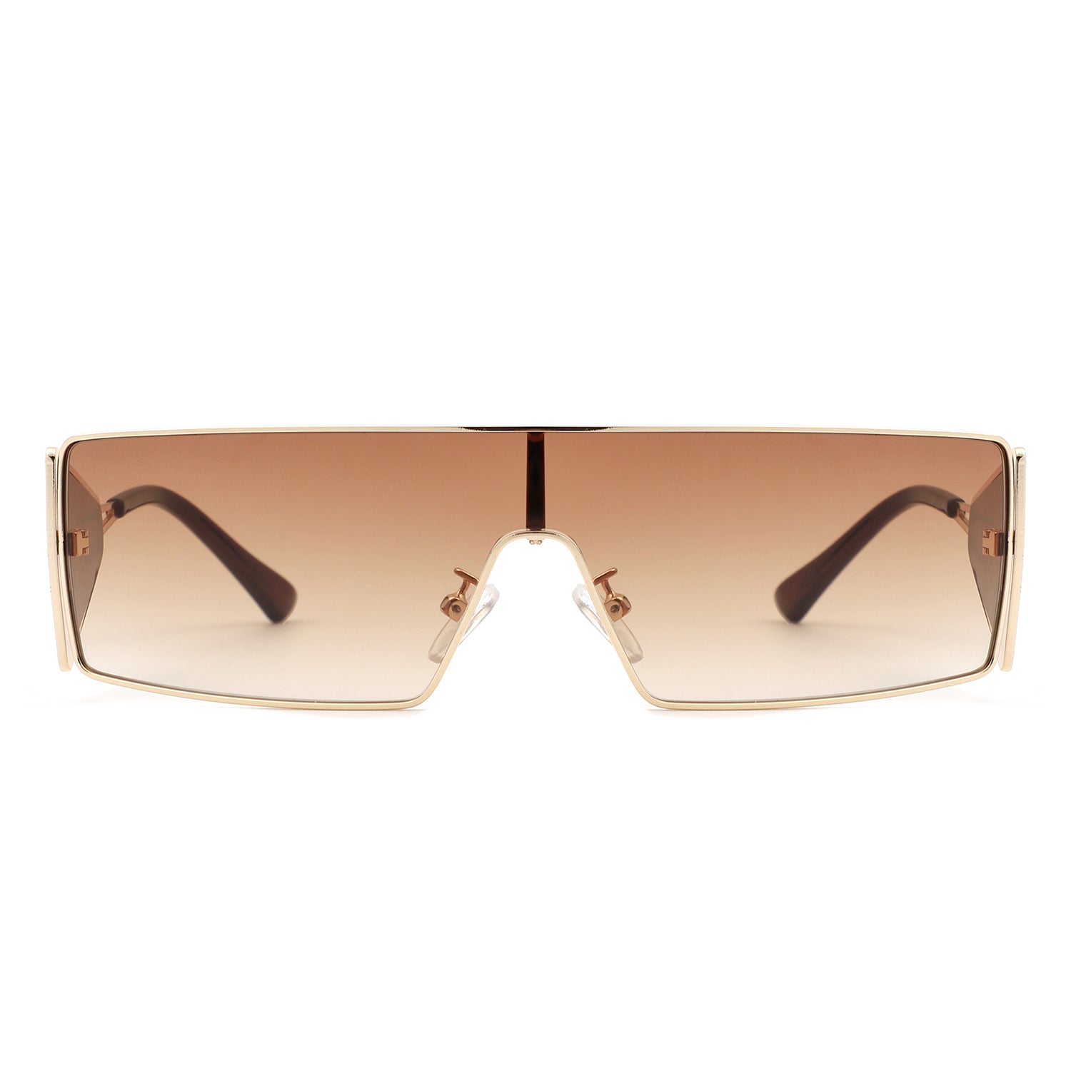 Square Wrap-Around Retro Rectangle Sunglasses - Premium variable from Tooksie - Just $13.99! Shop now at Tooksie