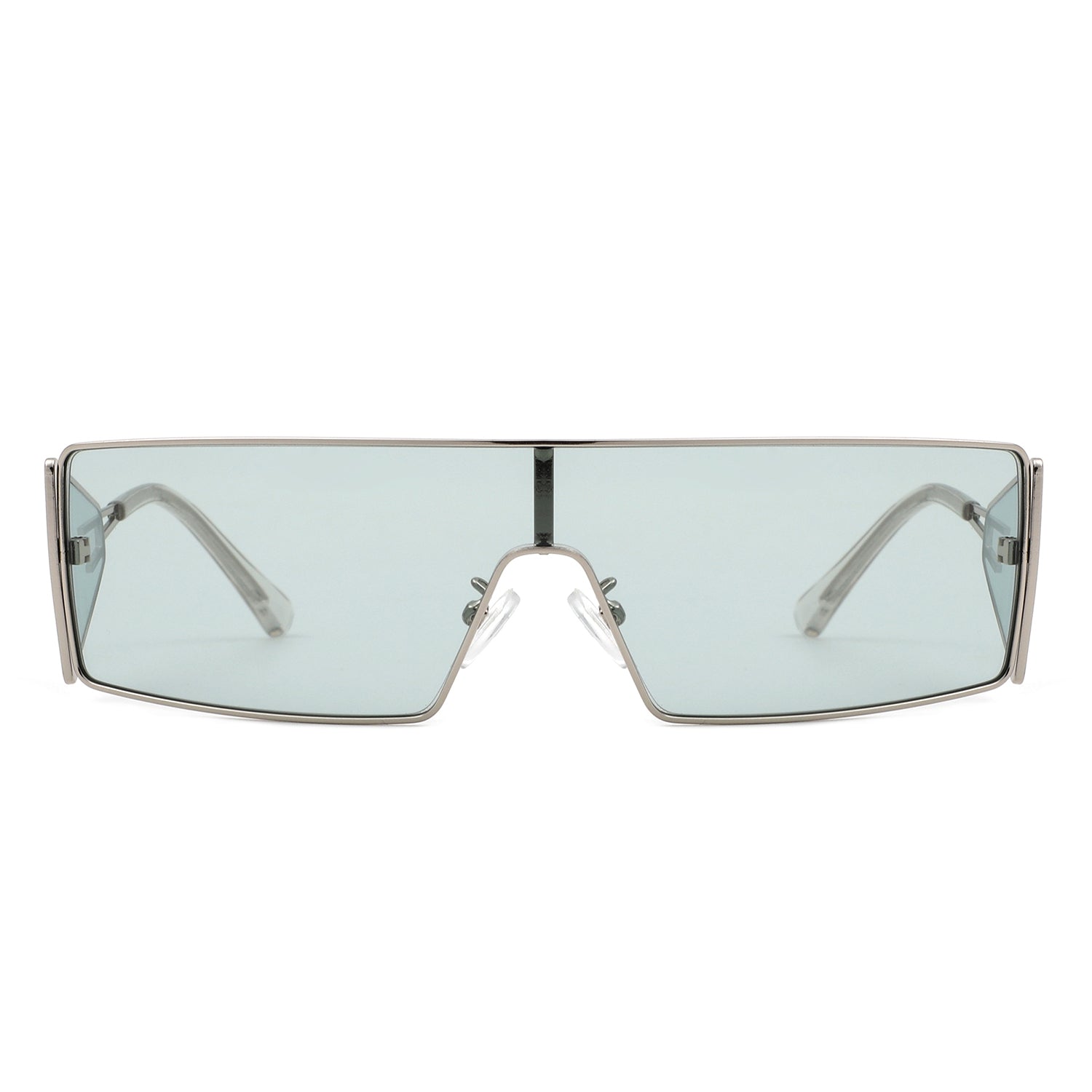 Square Wrap-Around Retro Rectangle Sunglasses - Premium variable from Tooksie - Just $13.99! Shop now at Tooksie