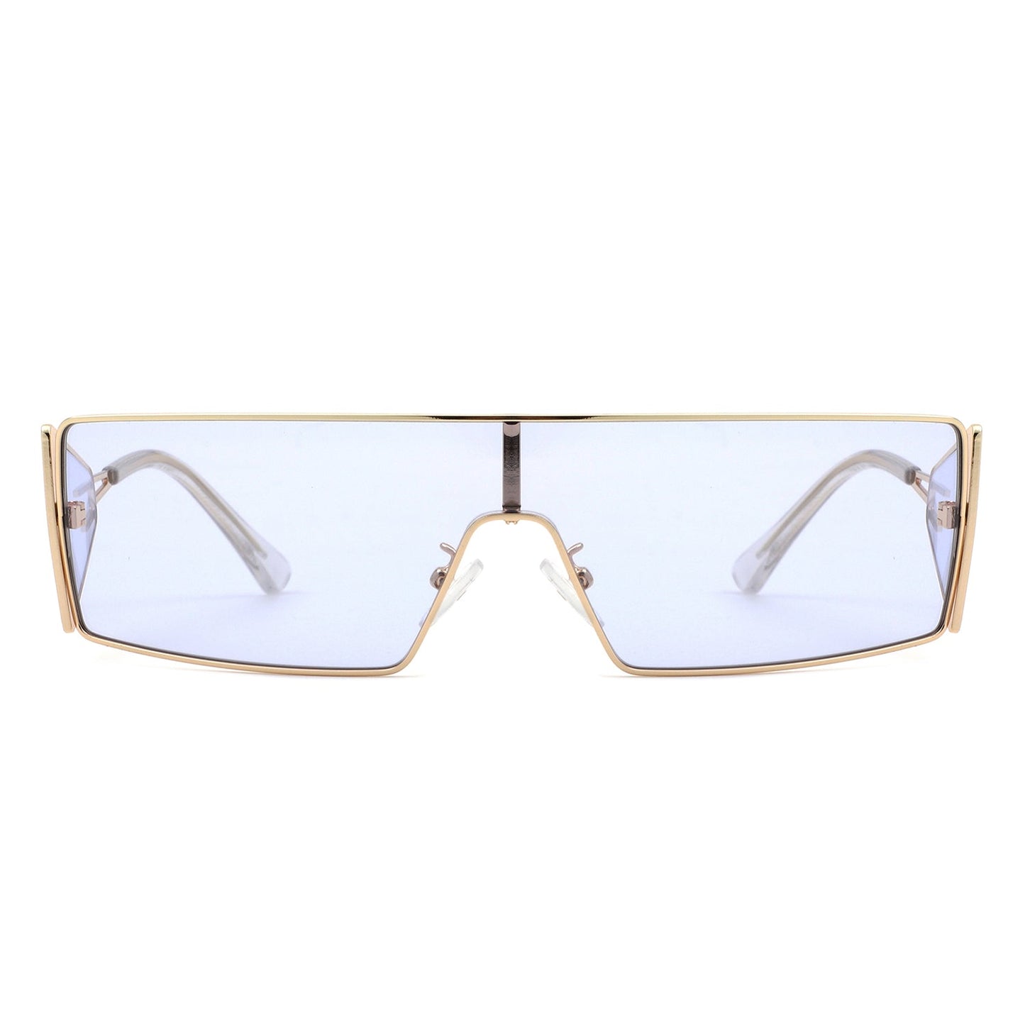 Square Wrap-Around Retro Rectangle Sunglasses - Premium variable from Tooksie - Just $13.99! Shop now at Tooksie