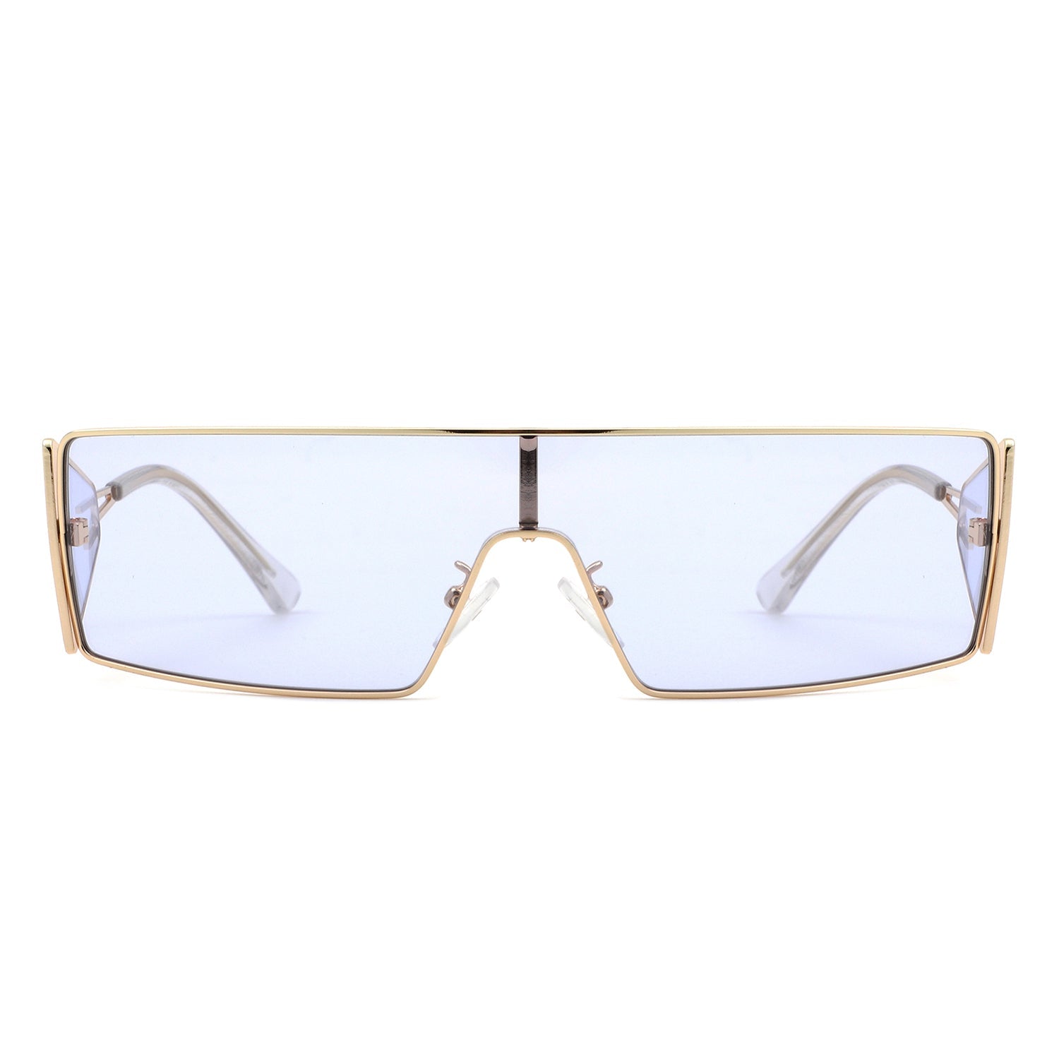 Square Wrap-Around Retro Rectangle Sunglasses - Premium variable from Tooksie - Just $13.99! Shop now at Tooksie