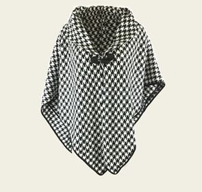 Houndstooth Check Wrap - Premium simple from Tooksie - Just $24.99! Shop now at Tooksie