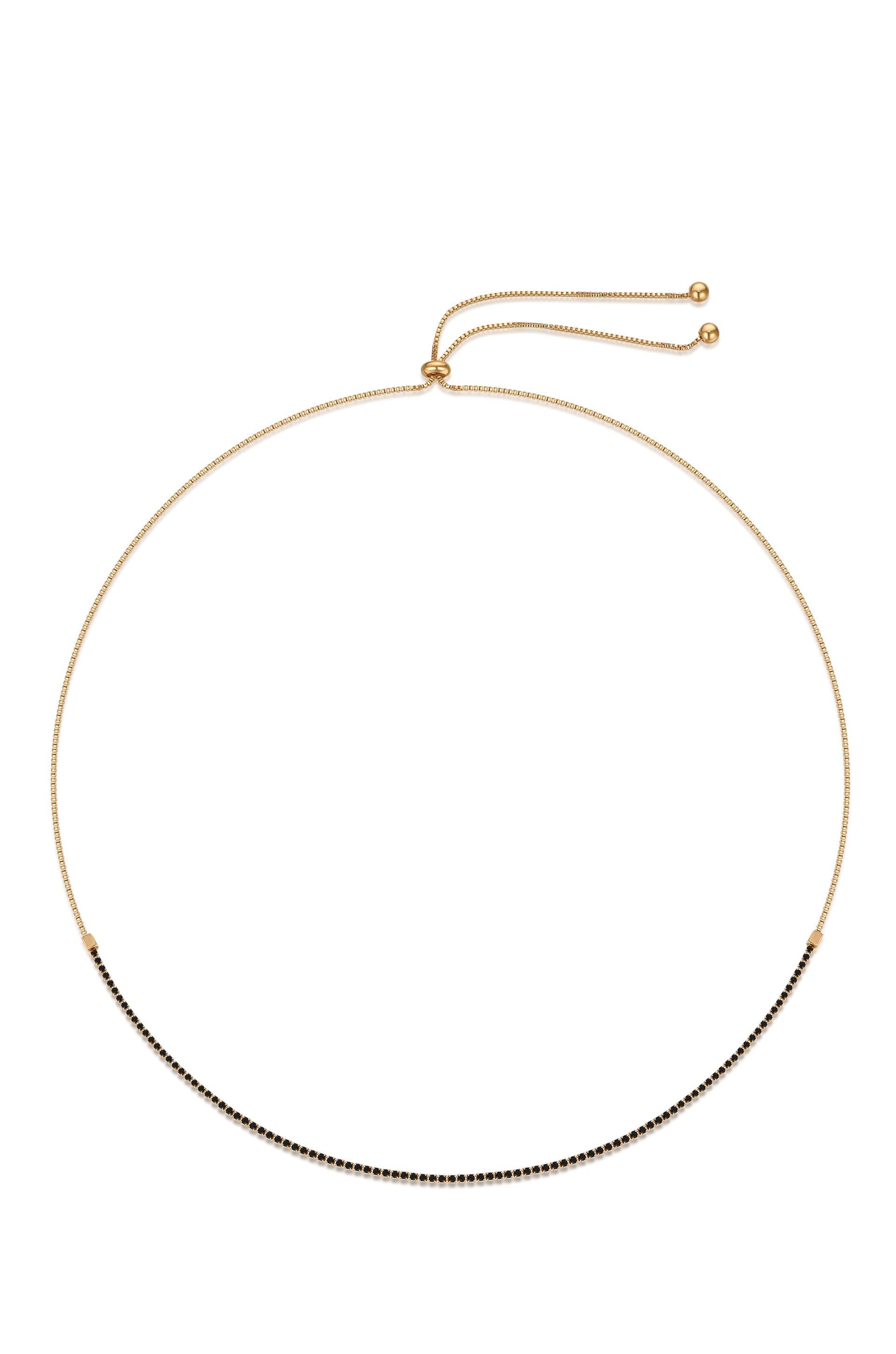 Adjustable Box Chain Choker Necklace - Premium Necklaces from Ettika - Just $45! Shop now at Tooksie