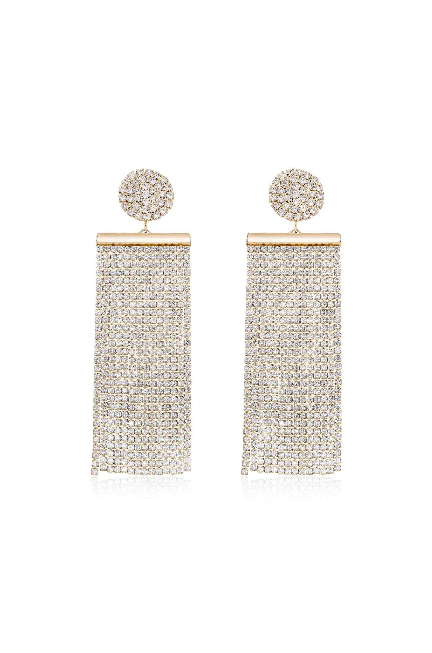 All the Movement Crystal Fringe Earrings - Premium Earrings from Ettika - Just $75! Shop now at Tooksie