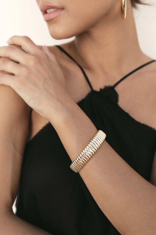 Flex Band Cuff - Premium Cuffs and Bangles from Ettika - Just $55! Shop now at Tooksie
