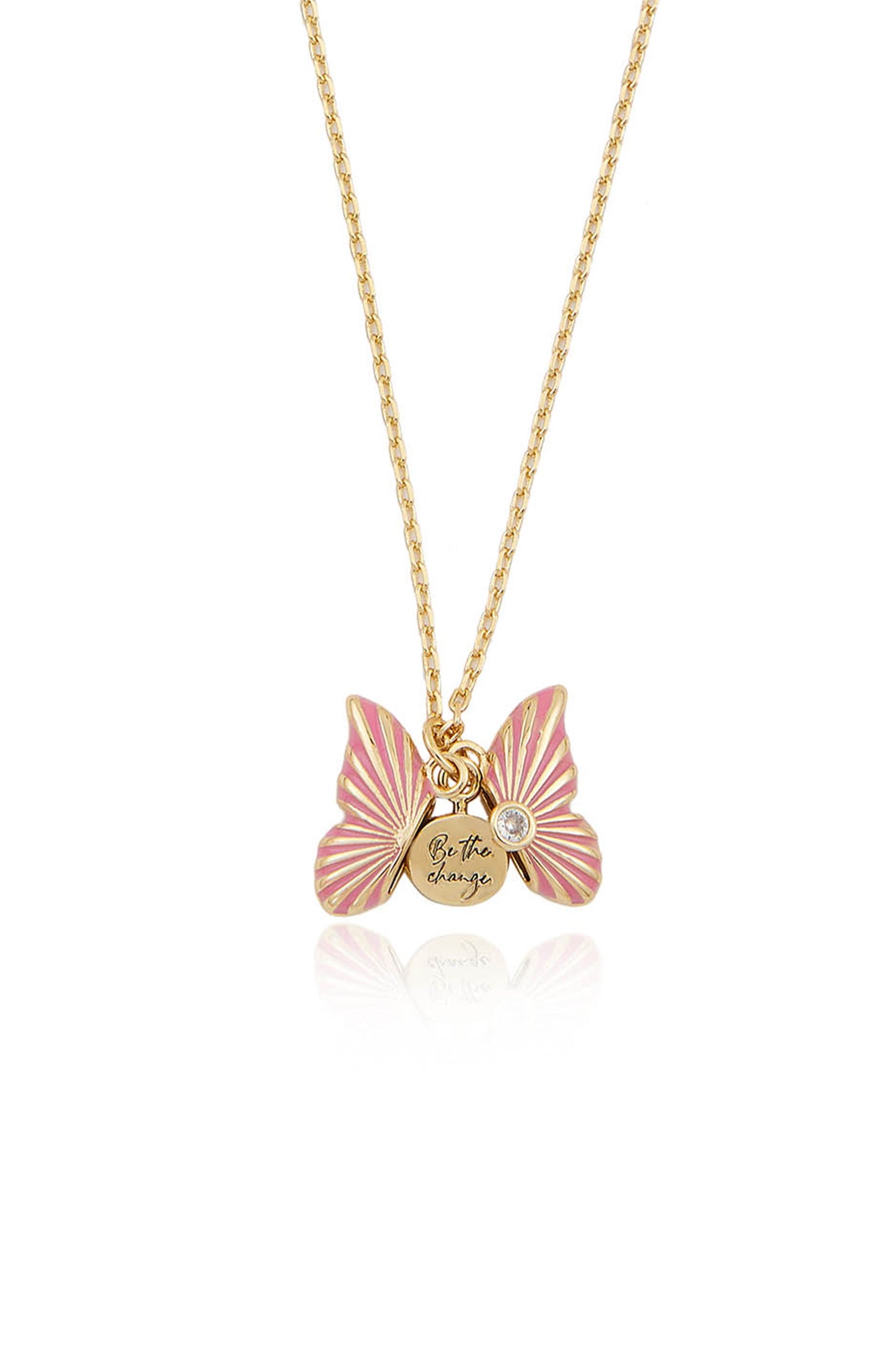 Be the Change Hidden Message Locket Necklace - Premium Necklaces from Ettika - Just $39.99! Shop now at Tooksie