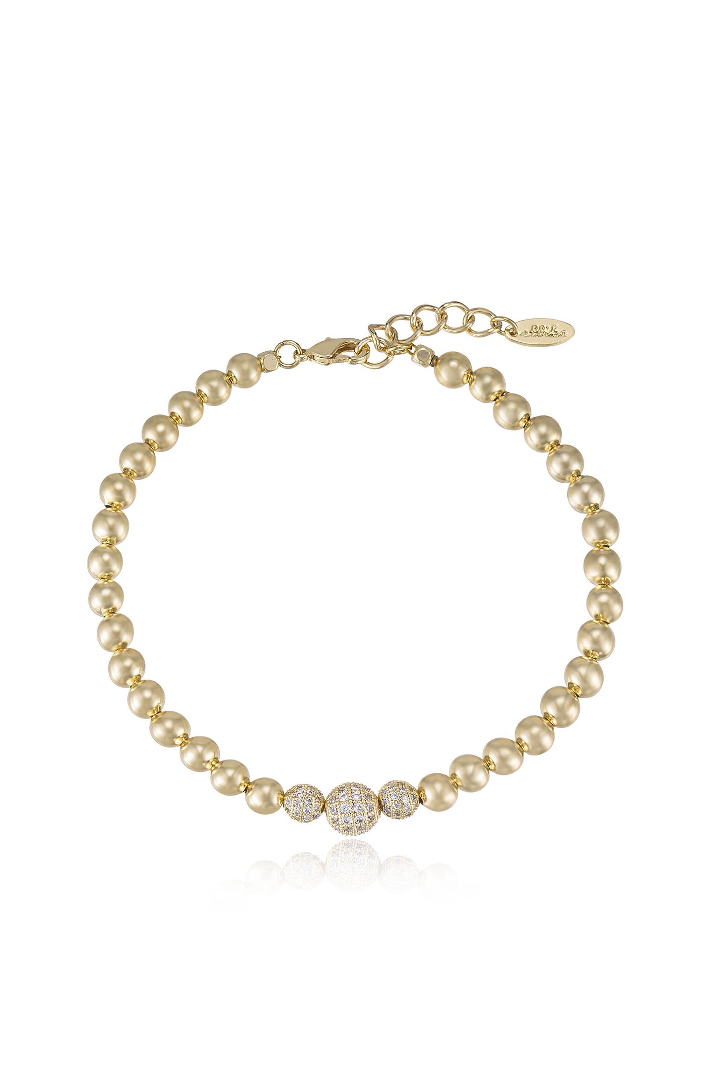 Crystal Ball Anklet - Premium Anklets from Ettika - Just $40! Shop now at Tooksie