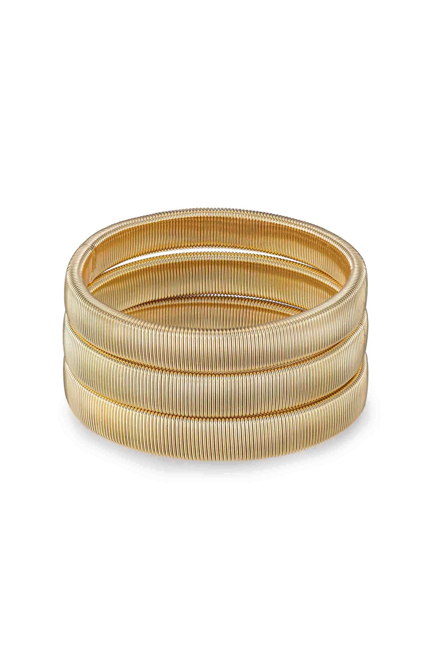 Flex Snake Chain Bangle Set of 3 - Premium Cuffs and Bangles from Ettika - Just $80! Shop now at Tooksie