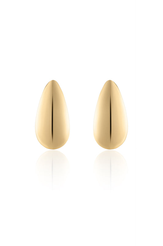 Golden Teardrop Earrings - Premium Earrings from Ettika - Just $35! Shop now at Tooksie