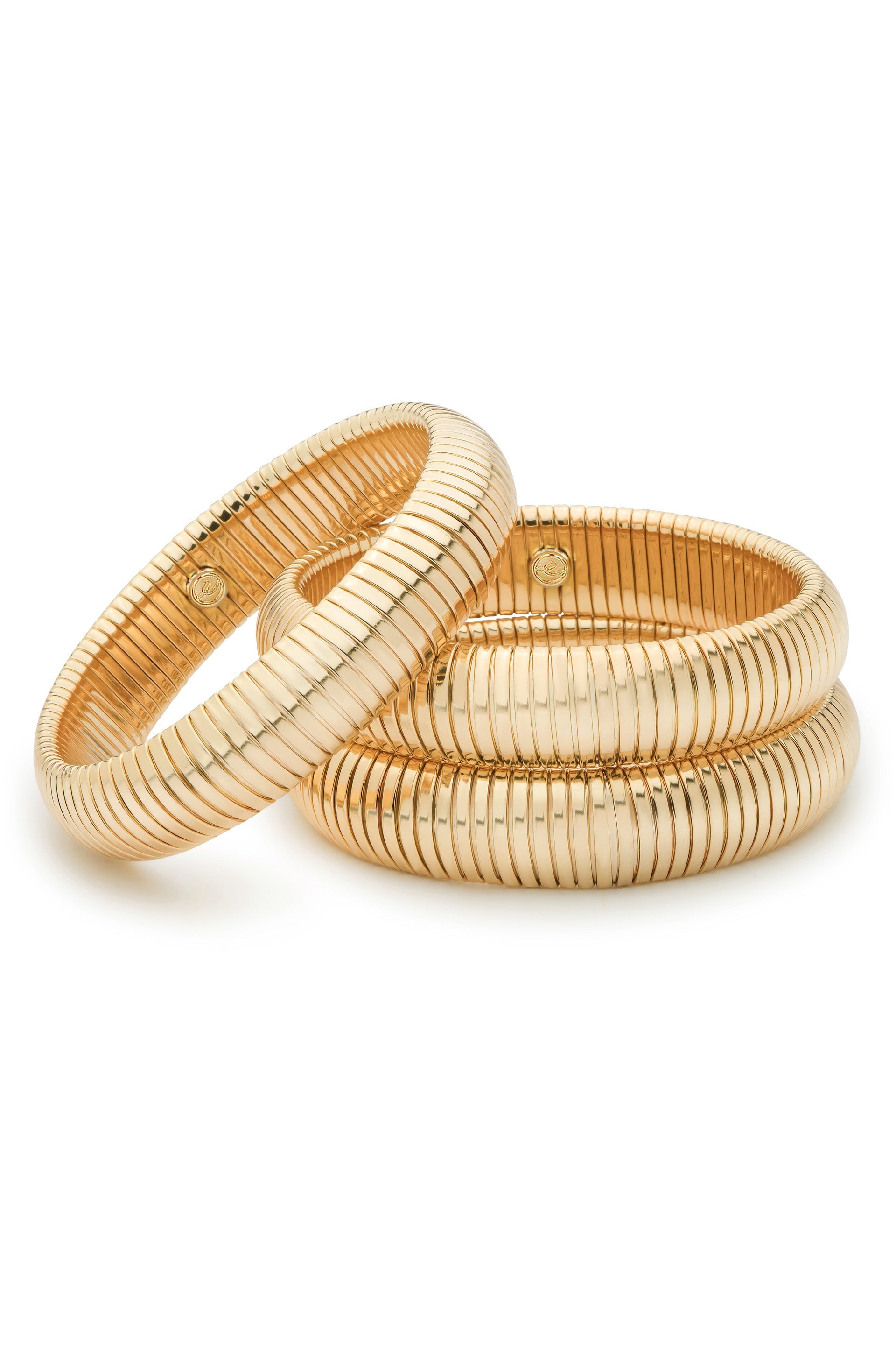 Flex Snake Chain Stretch Bracelet Set - Premium Cuffs and Bangles from Ettika - Just $50! Shop now at Tooksie