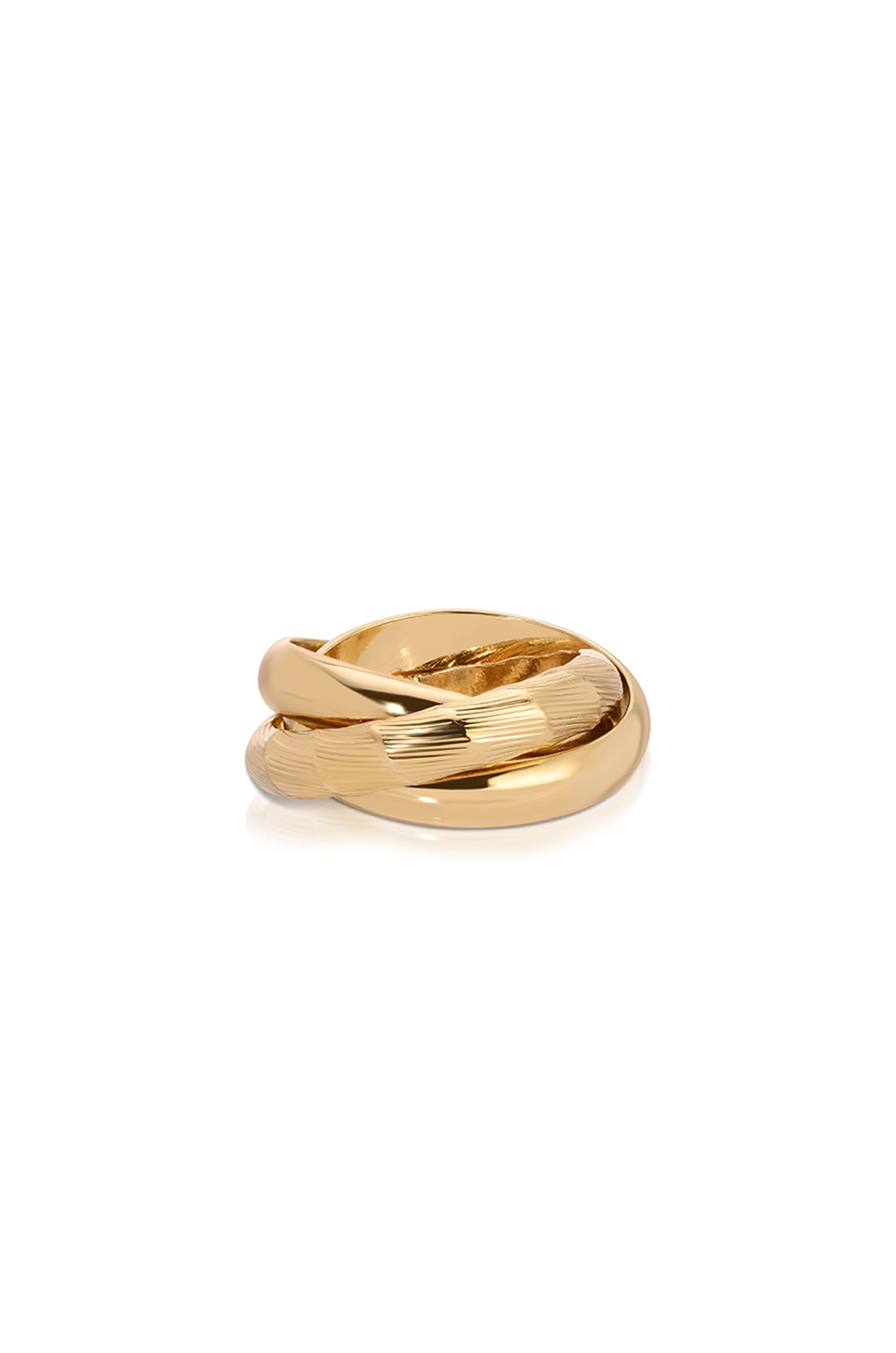 Don't Get It Twisted Gold Ring - Premium Rings from Ettika - Just $35! Shop now at Tooksie