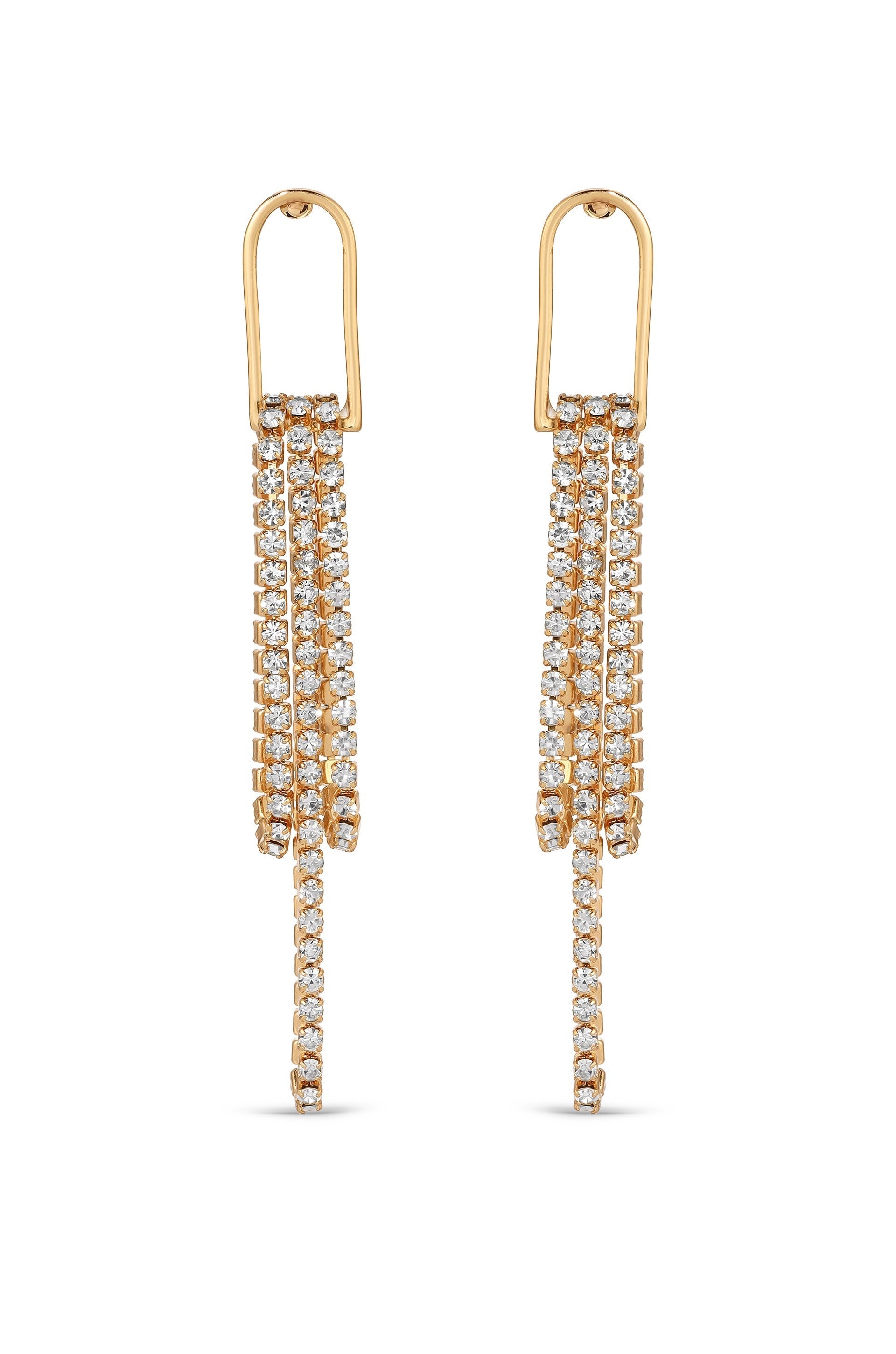 Hanging On Crystal Dangle Earrings - Premium Earrings from Ettika - Just $40! Shop now at Tooksie