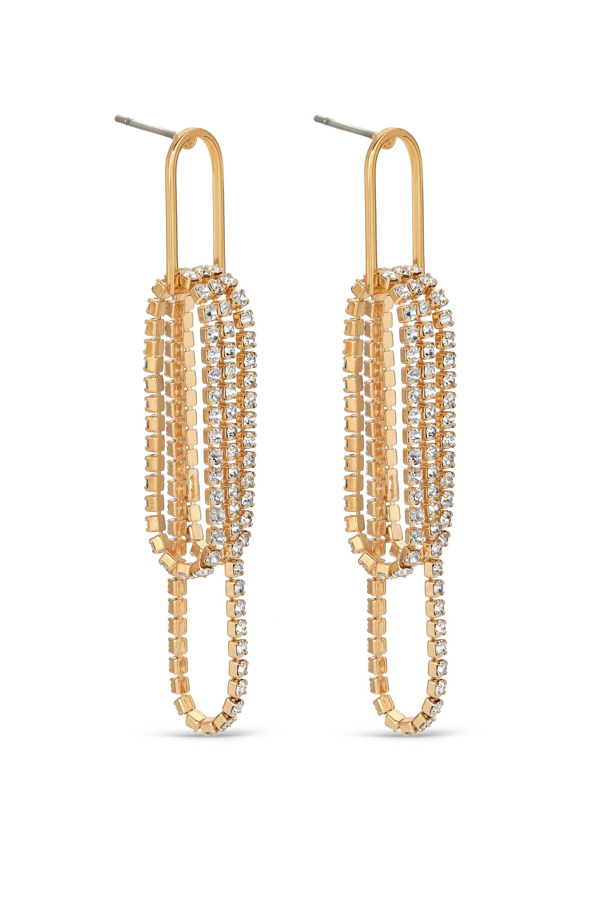 Hanging On Crystal Dangle Earrings - Premium Earrings from Ettika - Just $40! Shop now at Tooksie