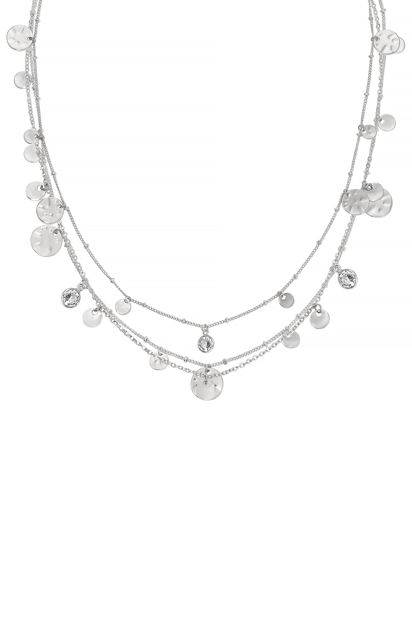 All in Layered Crystal Necklace Set - Premium Necklaces from Ettika - Just $75! Shop now at Tooksie
