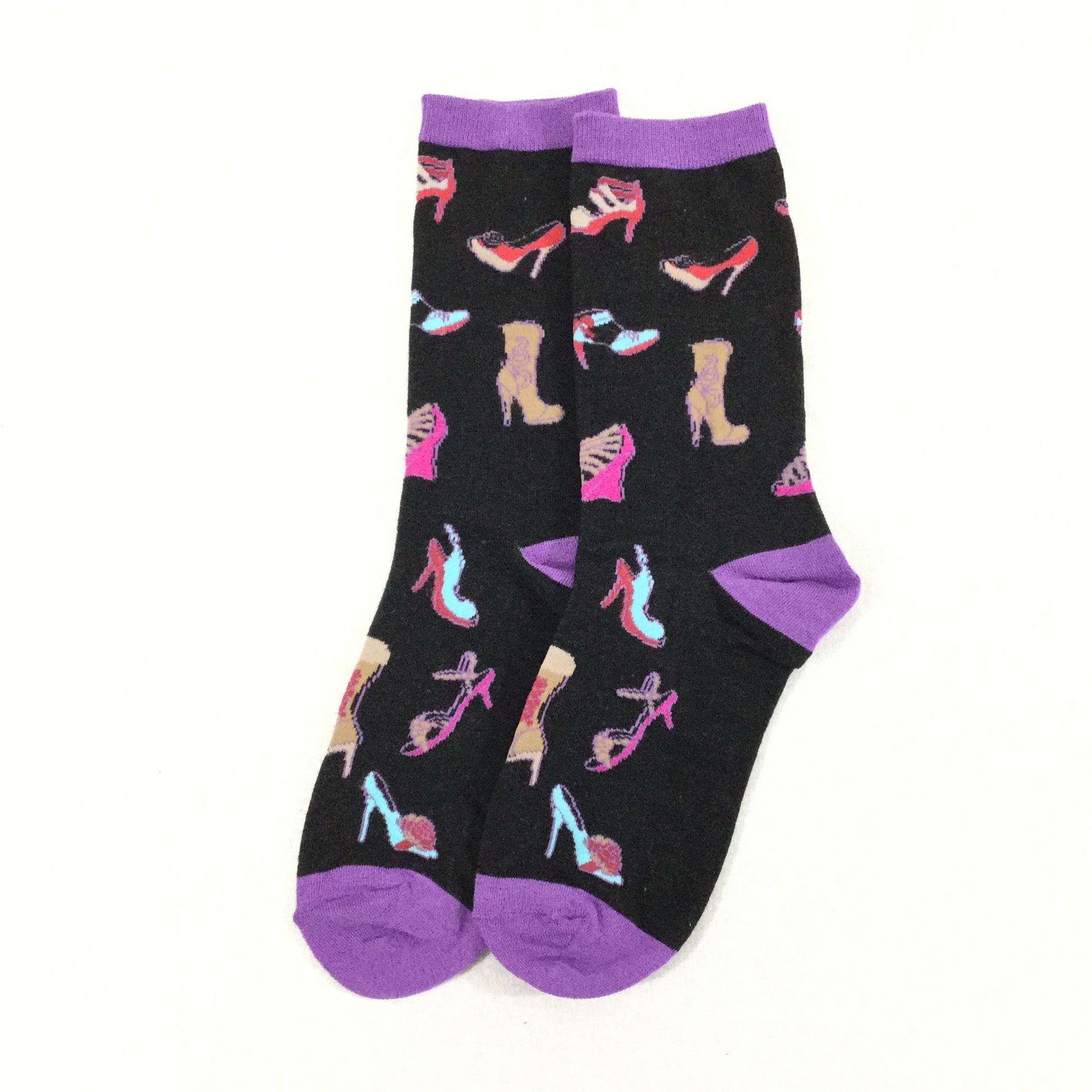 Shoe Lover Crew Socks - Premium simple from Tooksie - Just $7.99! Shop now at Tooksie