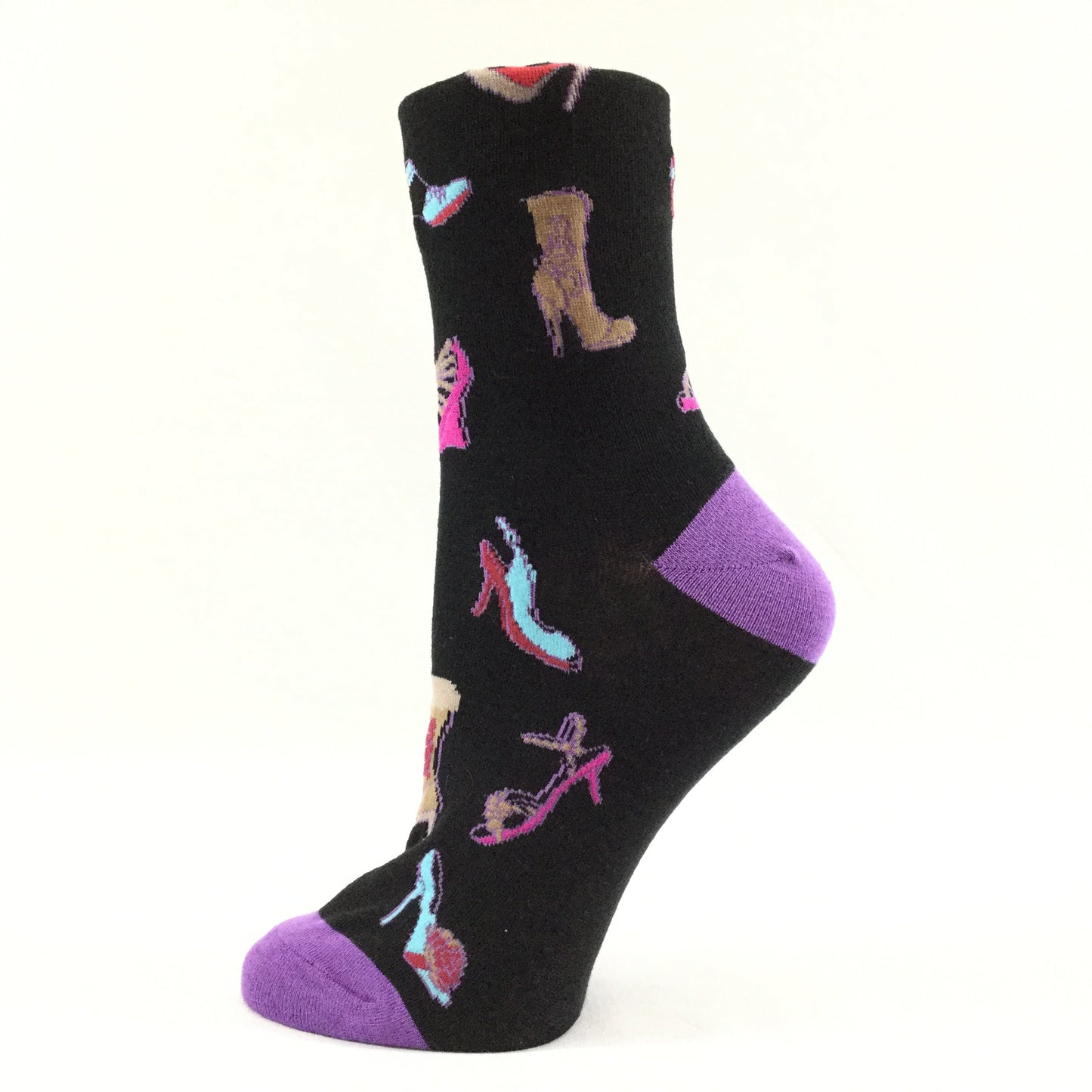 Shoe Lover Crew Socks - Premium simple from Tooksie - Just $7.99! Shop now at Tooksie