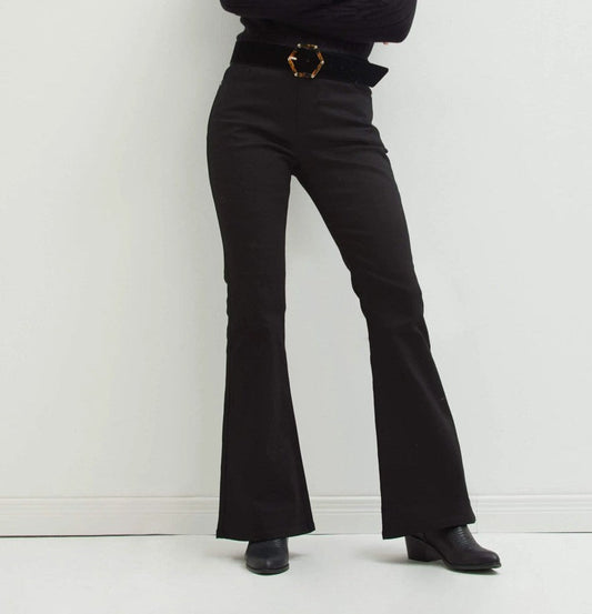 Black Boot Cut Trousers - Premium variable from Tooksie - Just $35.99! Shop now at Tooksie