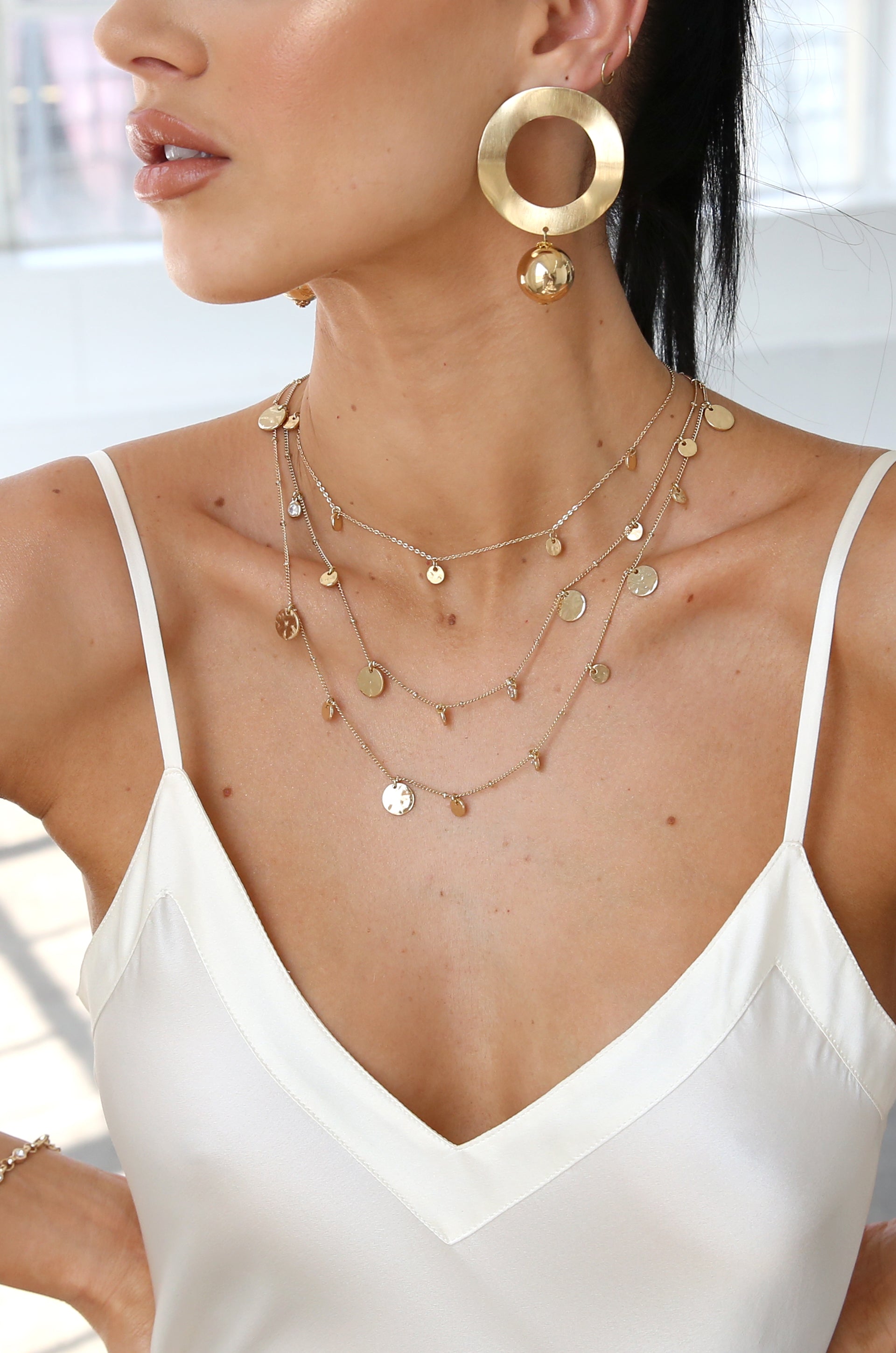 All in Layered Crystal Necklace Set - Premium Necklaces from Ettika - Just $75! Shop now at Tooksie