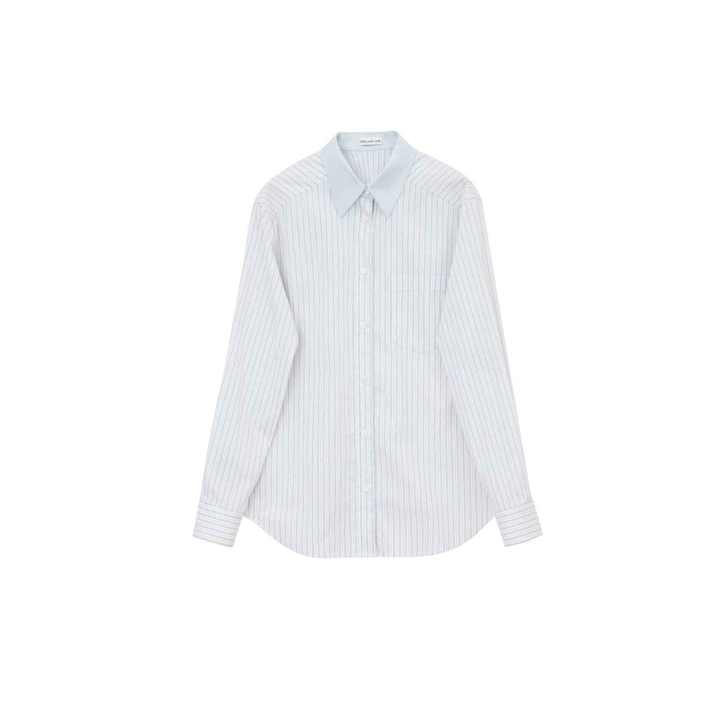 Classic Striped Shirt - Premium Women's Fashion - Women's Clothing - Blouses & Shirts from Tooksie - Just $53.99! Shop now at Tooksie