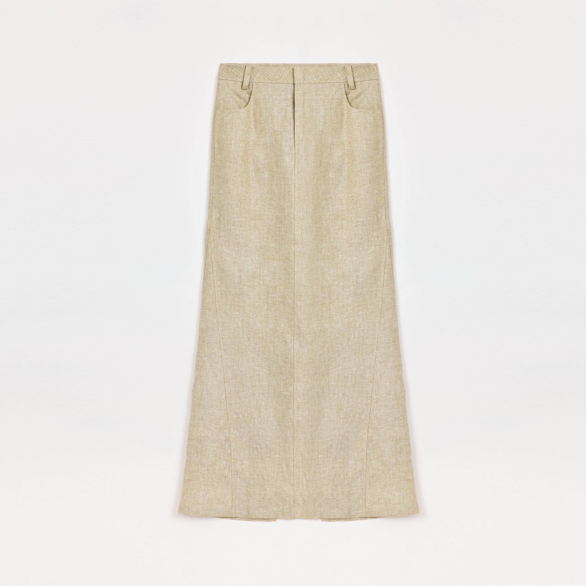 Linen V-Neck Halter Vest and Fishtail Skirt Set - Premium variable from Tooksie - Just $82.99! Shop now at Tooksie