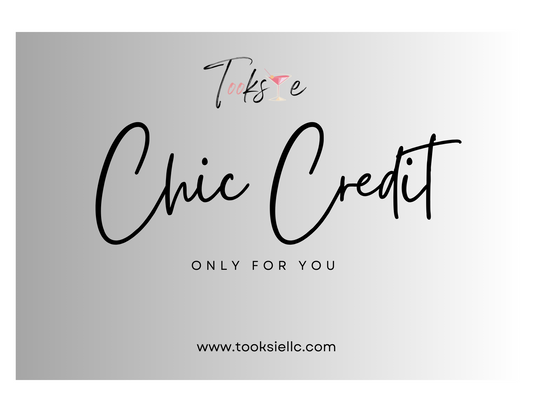 Tooksie ChicCredit - Premium simple from Tooksie - Just $10! Shop now at Tooksie