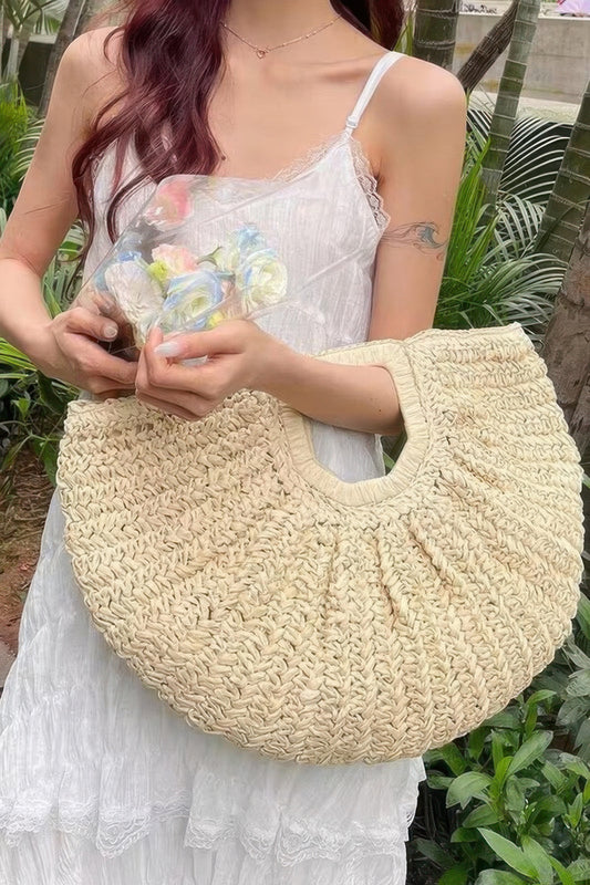 Woven Summer Tote - Premium variation from Tooksie - Just $72.99! Shop now at Tooksie