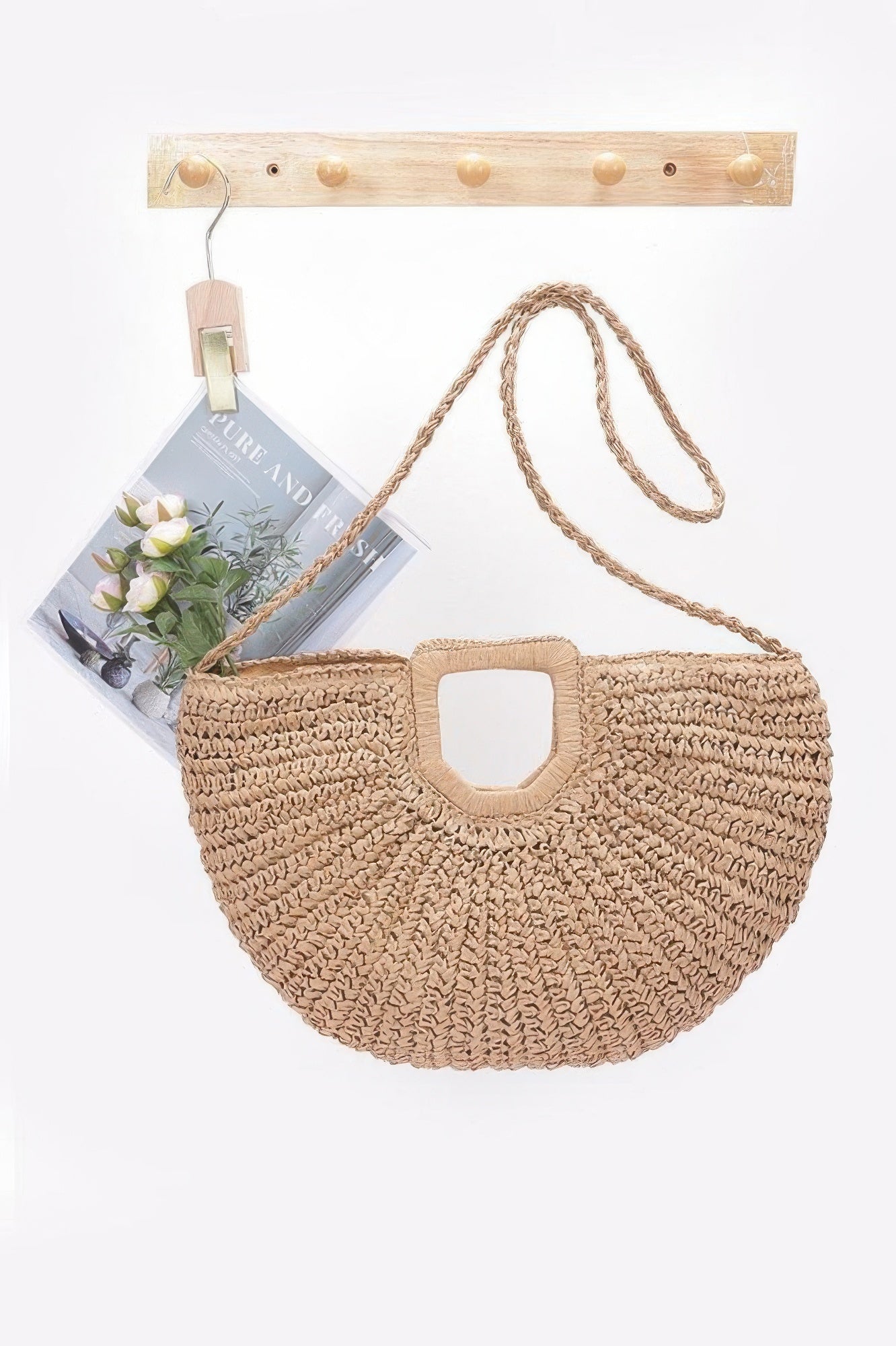 Woven Summer Tote - Premium variation from Tooksie - Just $72.99! Shop now at Tooksie