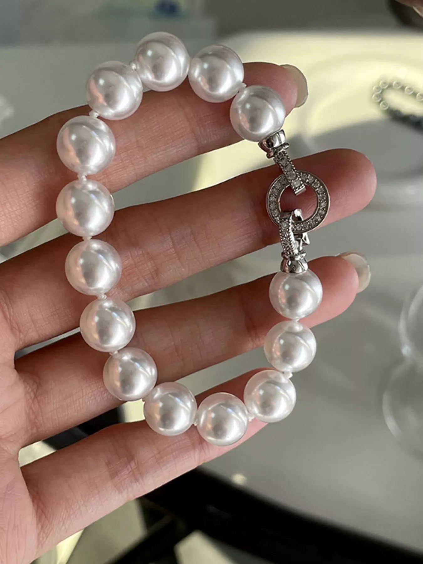 Pearl Beaded Bracelet with Clasp - Premium variable from Tooksie - Just $23.99! Shop now at Tooksie