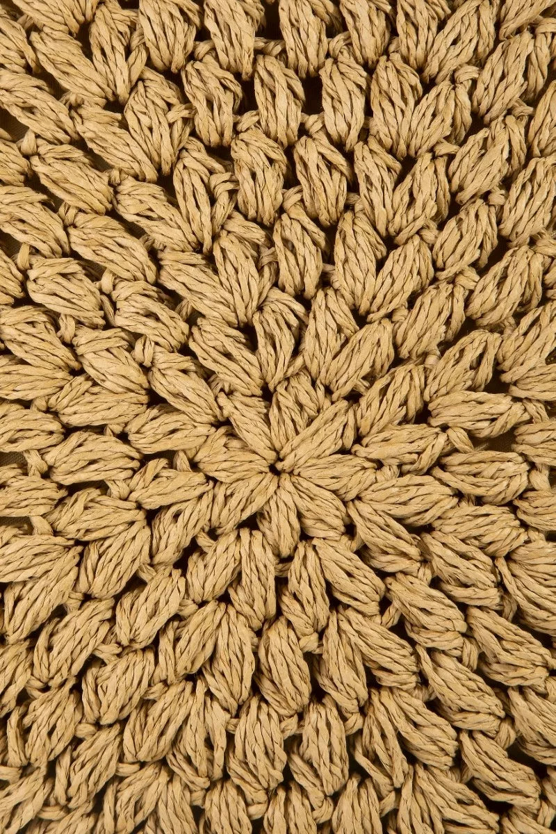 Circle Handle Braided Handbag - Premium variable from Trendsi - Just $38.99! Shop now at Tooksie