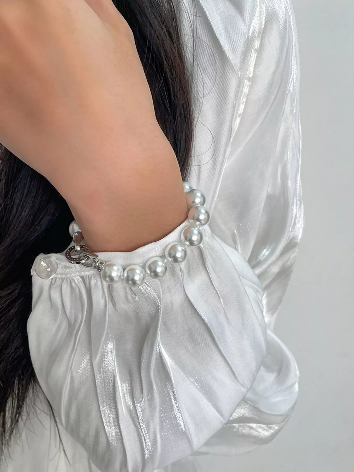 Pearl Beaded Bracelet with Clasp - Premium variable from Tooksie - Just $23.99! Shop now at Tooksie