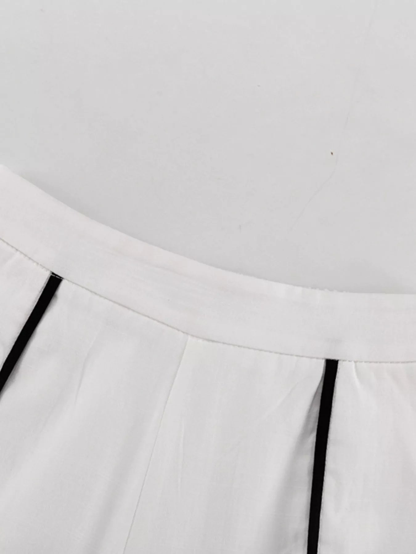 Contrast Trim Sleeveless Top and Wide-Leg Trouser Set - Premium variable from Tooksie - Just $76.99! Shop now at Tooksie