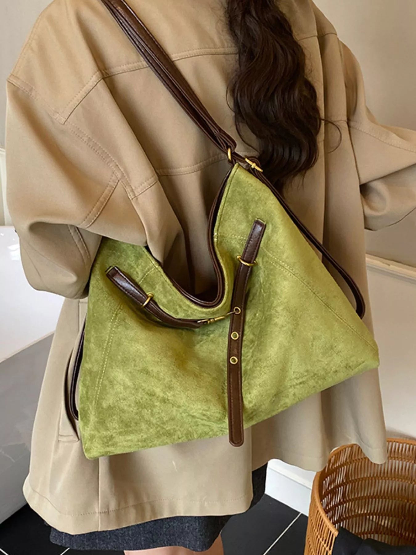 Vintage Soft Brushed Finish Tote - Premium variable from Tooksie - Just $30.99! Shop now at Tooksie