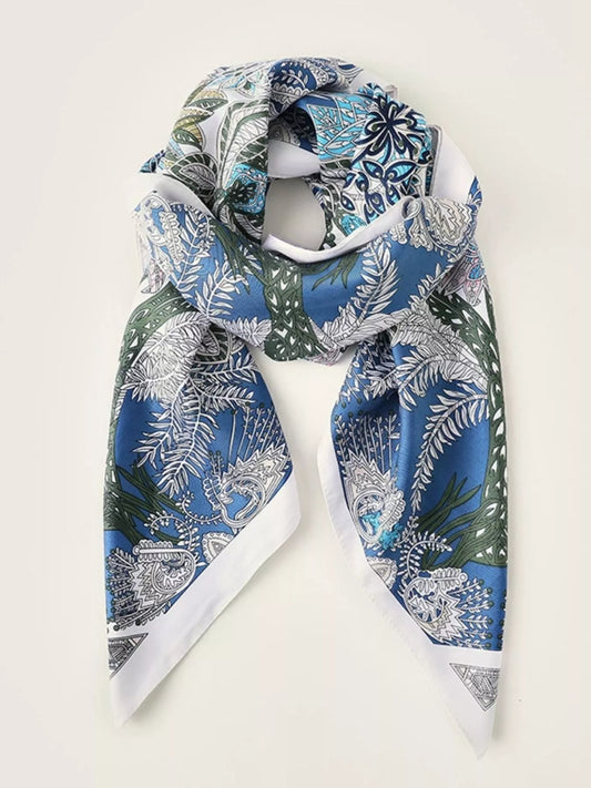 Floral Print Scarf - Premium simple from Tooksie - Just $14.99! Shop now at Tooksie