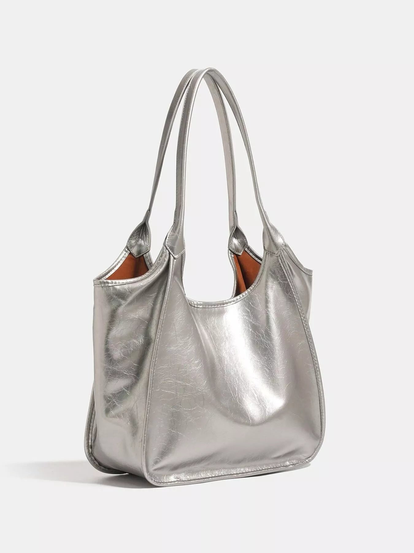 Metallic Tote Bag - Premium simple from Tooksie - Just $47.99! Shop now at Tooksie