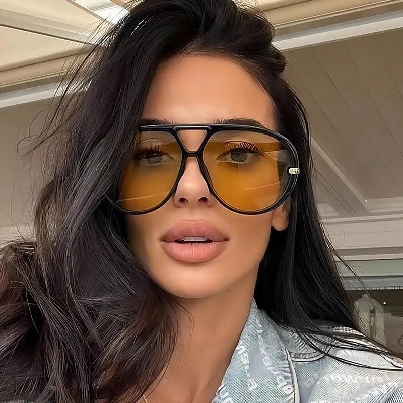 Oversize Aviator Sunglasses - Premium variable from Tooksie - Just $14.99! Shop now at Tooksie