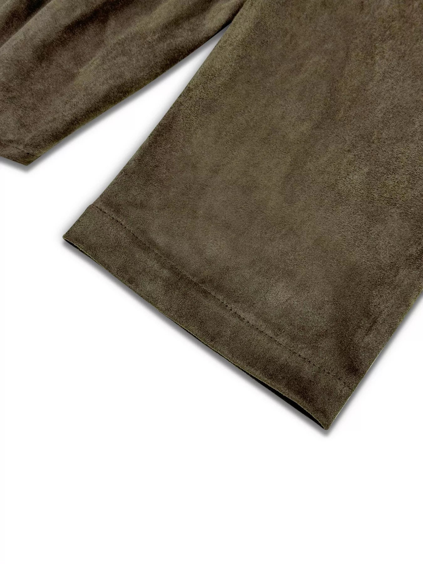 Suede Inspired Cropped Bomber Jacket - Premium variable from Tooksie - Just $65.99! Shop now at Tooksie