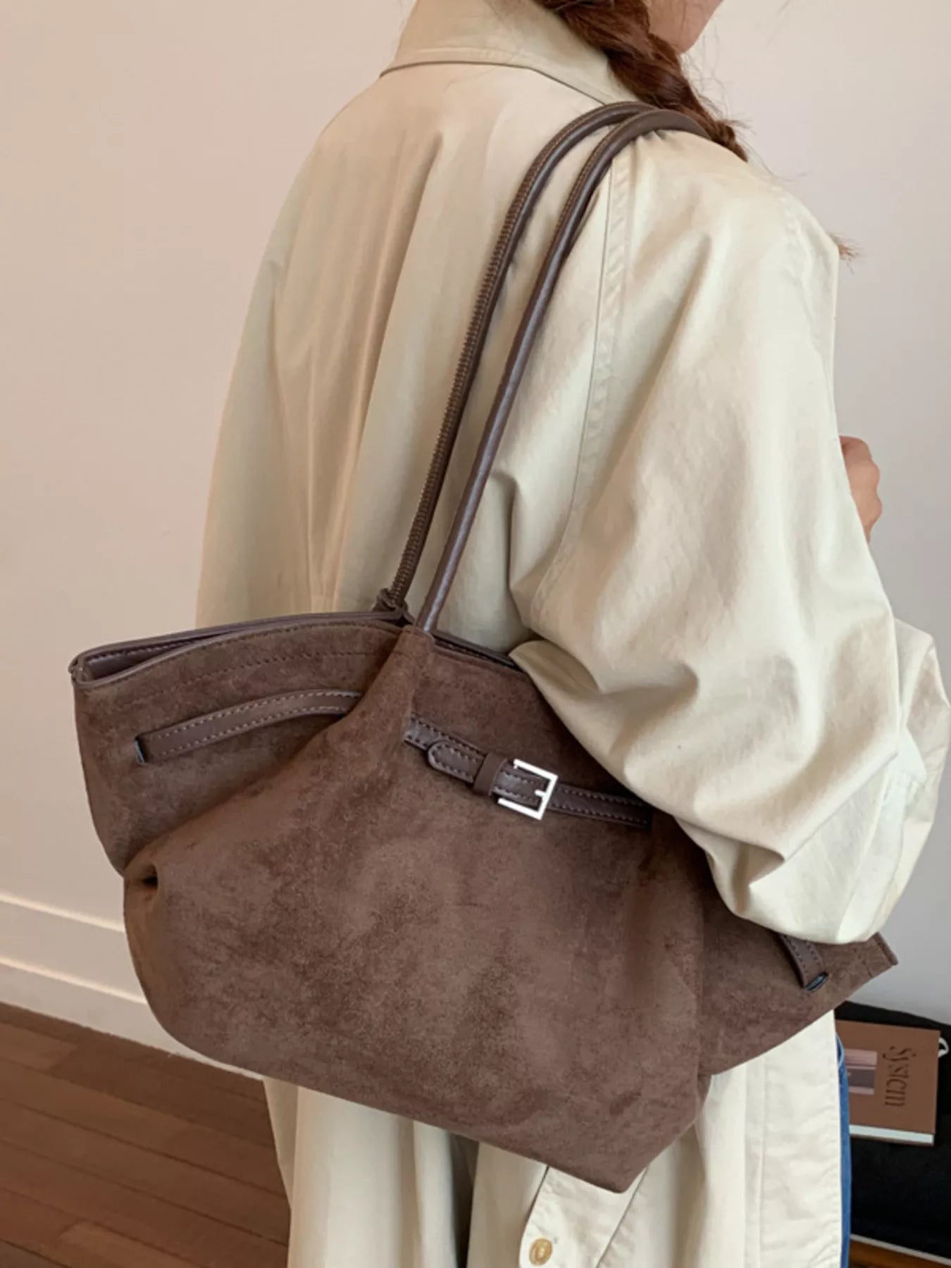 Buckle Tote Bag - Premium variable from Tooksie - Just $44.99! Shop now at Tooksie