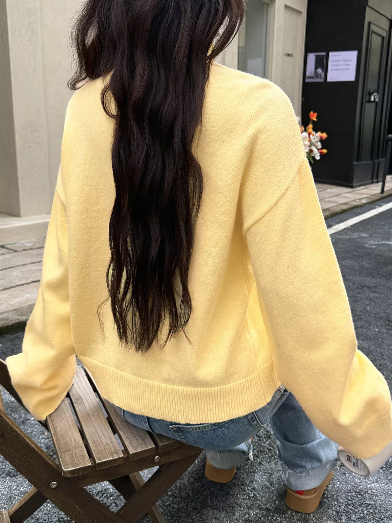 Turtleneck Long Sleeve Sweater - Premium variable from Tooksie - Just $50.99! Shop now at Tooksie