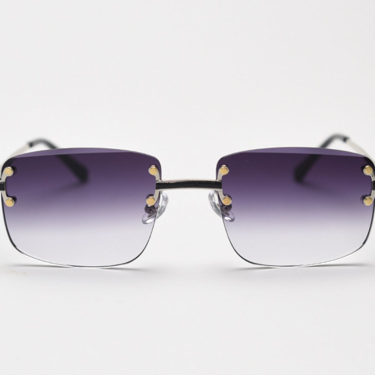 Rimless Gradient Tinted Sunglasses - Premium variable from Tooksie - Just $22.99! Shop now at Tooksie