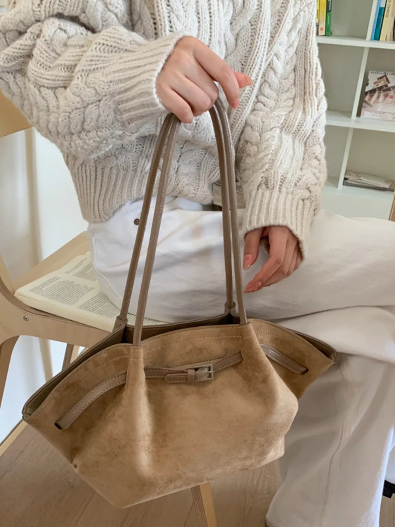 Buckle Tote Bag - Premium variable from Tooksie - Just $44.99! Shop now at Tooksie