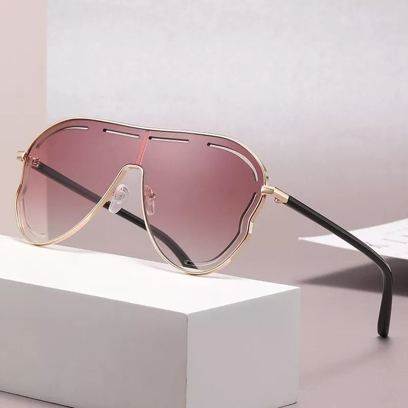 Oversize Classic Fade Aviator Sunglasses - Premium variable from Tooksie - Just $16.99! Shop now at Tooksie