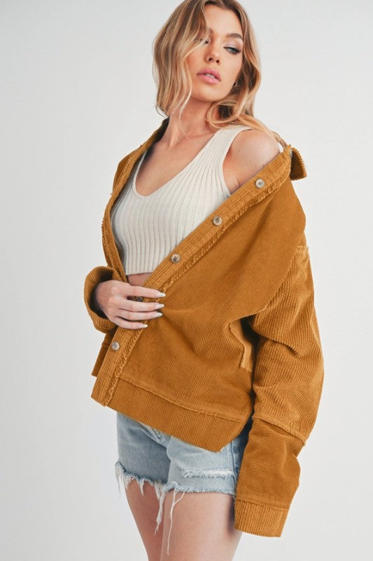 Corduroy Jacket - Premium variable from Tooksie - Just $72.99! Shop now at Tooksie