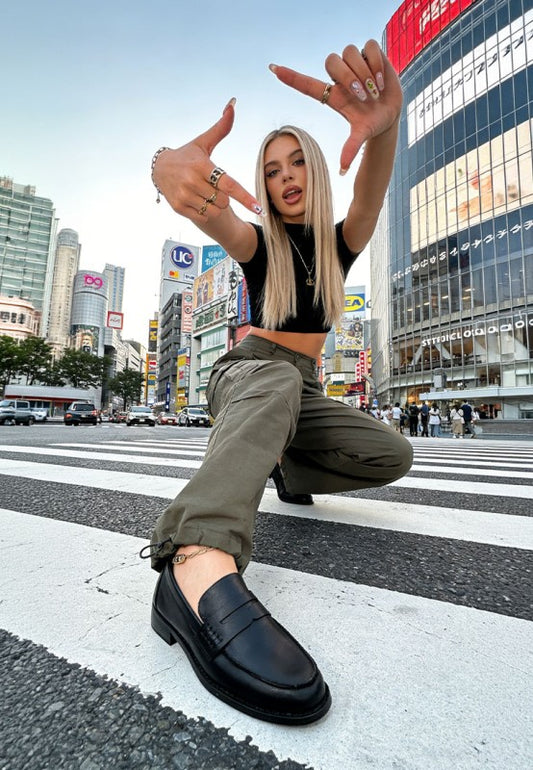 Classic Penny Loafers - Premium variable from Tooksie - Just $84.99! Shop now at Tooksie