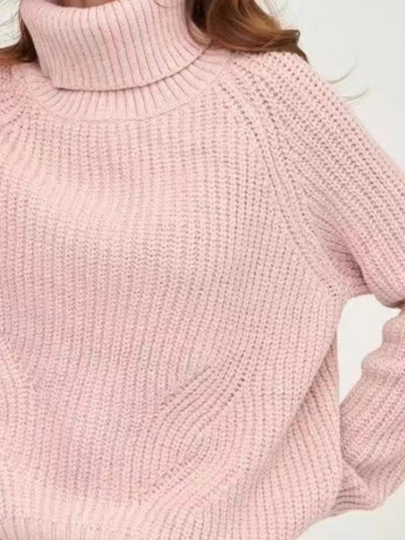 Turtleneck Long Sleeve Sweater - Premium variable from Tooksie - Just $38.99! Shop now at Tooksie