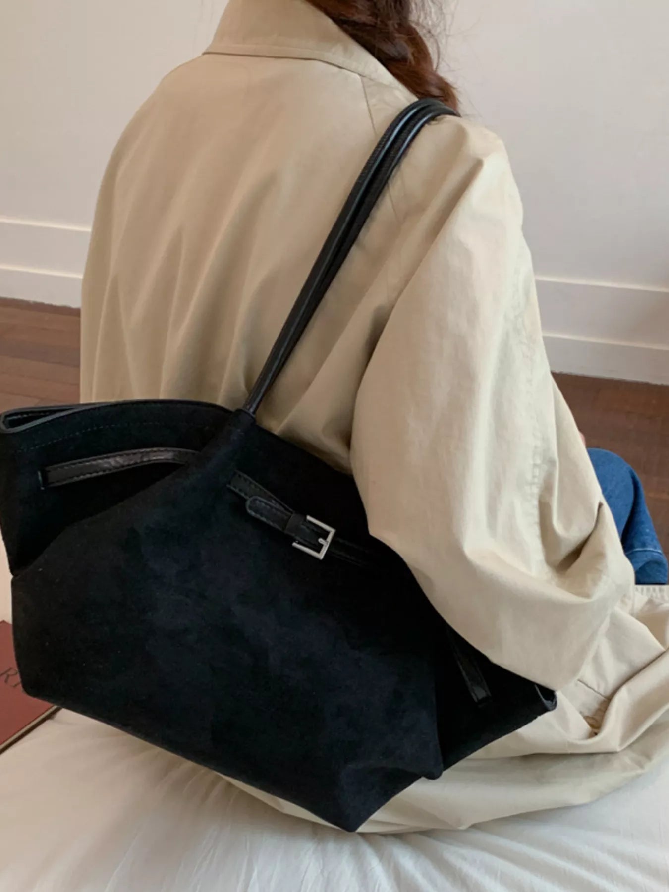 Buckle Tote Bag - Premium variable from Tooksie - Just $44.99! Shop now at Tooksie