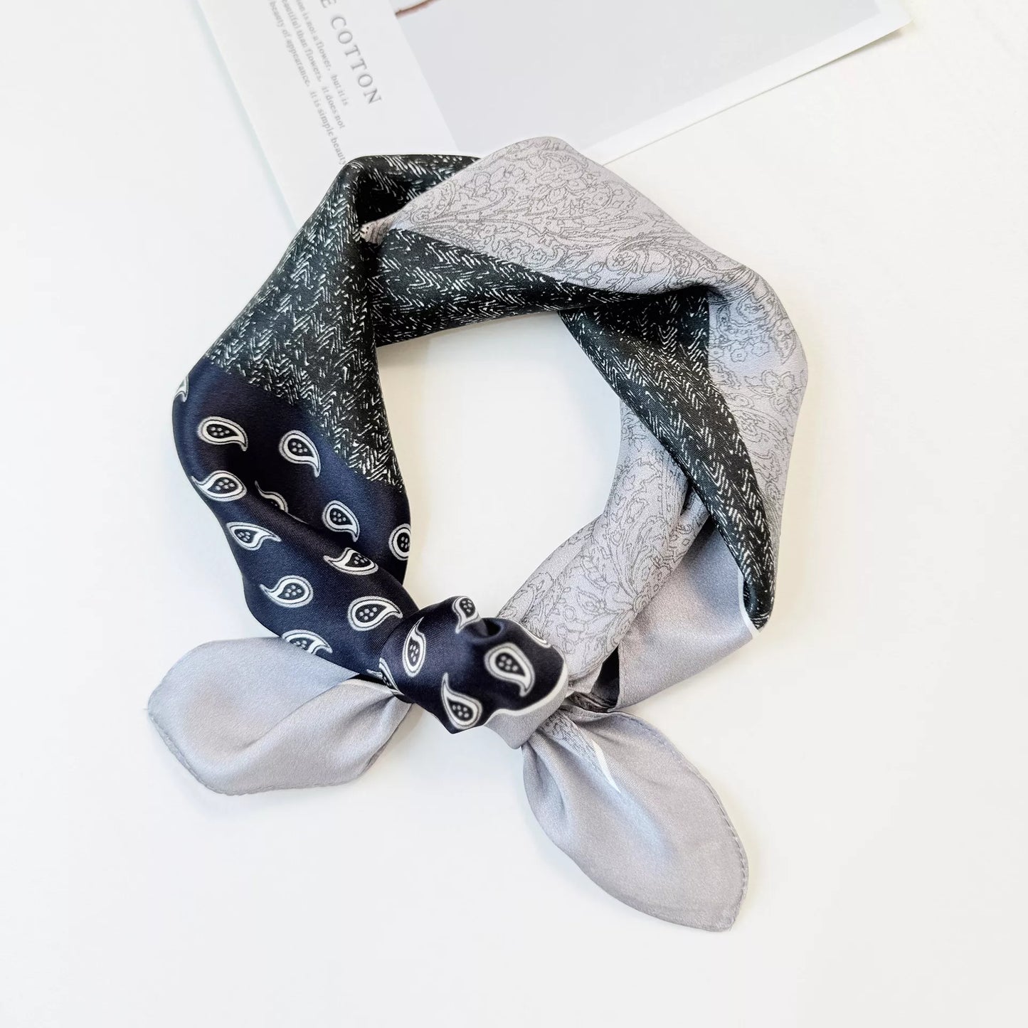 Printed Silk Scarf - Premium variable from Tooksie - Just $18.99! Shop now at Tooksie
